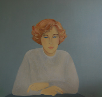 Named contemporary work « Portrait R (oeuvre vendue) », Made by ANNE ROUSSEAU