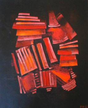 Named contemporary work « LABYRINTHE 2 », Made by MIREILLE MAURY