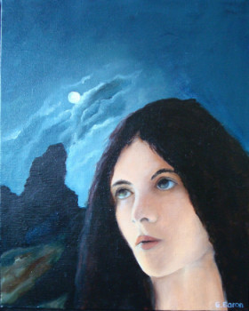 Named contemporary work « PLEINE LUNE », Made by BARON