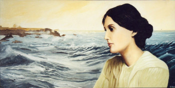 Named contemporary work « VIRGINIA WOOLF », Made by BARON