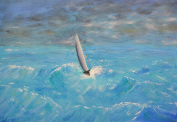 Named contemporary work « Tempête », Made by LAURENT S