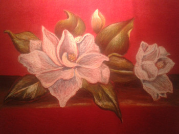 Named contemporary work « fleures de paix », Made by ZAIBI