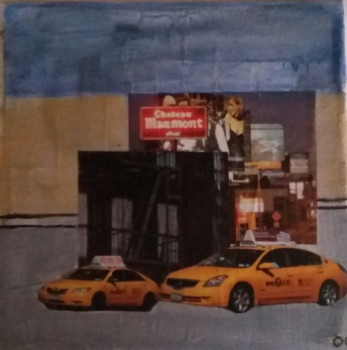 Named contemporary work « NYC », Made by ODILE GASLONDE