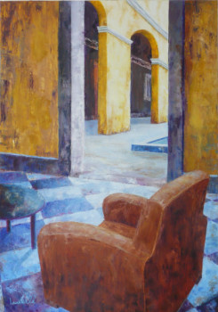 Named contemporary work « Le Patio », Made by LAURELLE BESSE