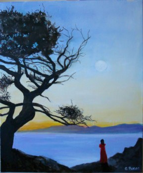 Named contemporary work « L'ARBRE ET LA MER », Made by BARON