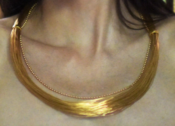 Named contemporary work « "Finesse à l'Or" », Made by ROUGE D'OR