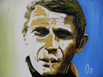 Named contemporary work « Steve McQueen », Made by GEO