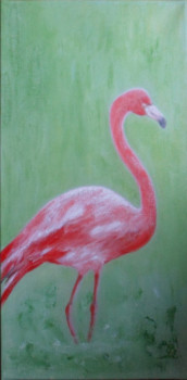 Named contemporary work « Flamant rose », Made by CBC