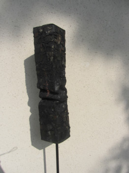 Named contemporary work « Compression », Made by ELISABETH FOUCHER