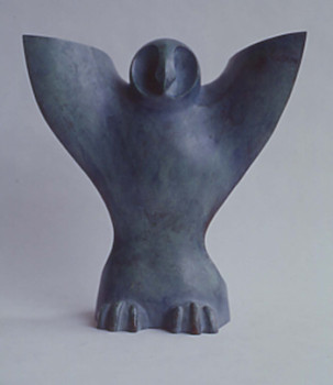 Named contemporary work « Chouette », Made by NORBERT TRECA