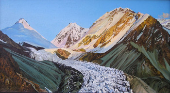 Named contemporary work « Peak de Four Glacier », Made by GRACHOV VALERIY