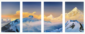 Named contemporary work « Himalayas 2 », Made by GRACHOV VALERIY