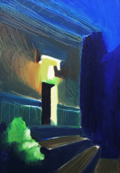 Named contemporary work « Nocturne », Made by KAMILLASLADOWSKA1