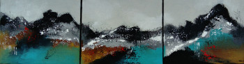 Named contemporary work « TROIS JOURS », Made by MIREILLE MAURY