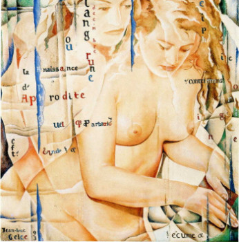 Named contemporary work « Langrune sur mer ou la naissance d'Aphrodite », Made by JEAN-LUC CELCE