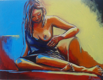 Named contemporary work « Topless », Made by PHILOU