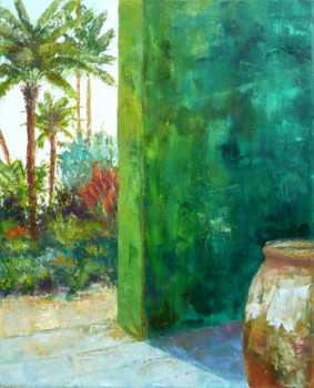 Named contemporary work « La palmeraie, chez régine », Made by LAURELLE BESSE