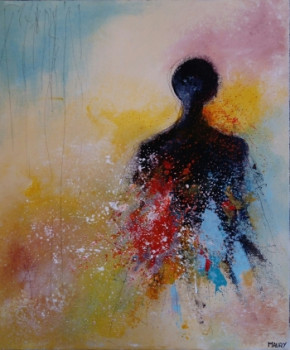 Named contemporary work « EN PISTE 3 », Made by MIREILLE MAURY