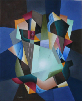 Named contemporary work « Le mystère féminin », Made by BERNARD PIERRE