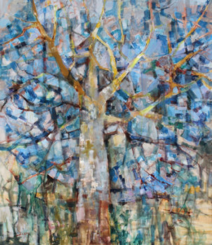 Named contemporary work « Lumière de mon arbre », Made by LAUZERO