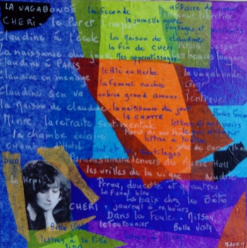 Named contemporary work « COLETTE », Made by MIREILLE MAURY