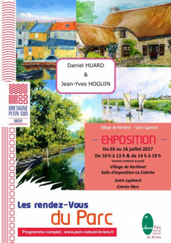 Named contemporary work « Kerhinet sur St-Lyphard (44) - Expo-vente et animations 2017 (en duo)  », Made by DANIEL HUARD