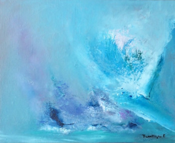 Named contemporary work « Effets de vagues », Made by TCHARTILOGLOU FRANCOISE