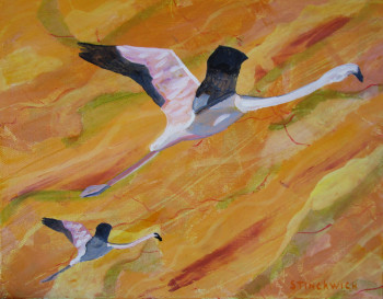 Named contemporary work « Rupestre 2 », Made by STINCKWICH