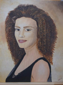 Named contemporary work « Portait d'une Femme 1 », Made by BOUTIN