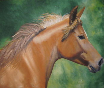 Named contemporary work « Cheval (de Stacy) », Made by BOUTIN