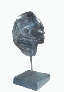 Named contemporary work « visage », Made by CHOPIN