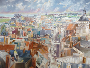 Named contemporary work « Dieppe », Made by HUGHES DE LA TAILLE