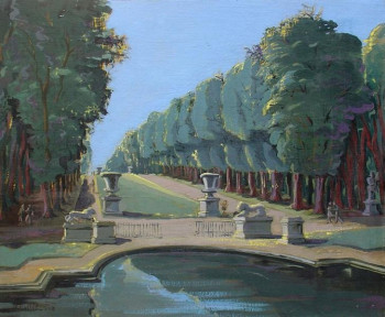 Named contemporary work « Le Parc de Versailles », Made by MAURICE BUFFET