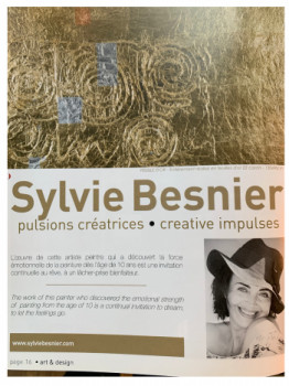 Named contemporary work « biographie », Made by SYLVIE BESNIER