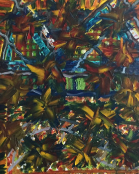 Named contemporary work « EXPRESSION LIBRE », Made by SABAH CAPBLANCQ