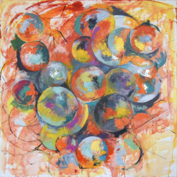 Named contemporary work « Ebullition », Made by GENEVIèVE NORMAND