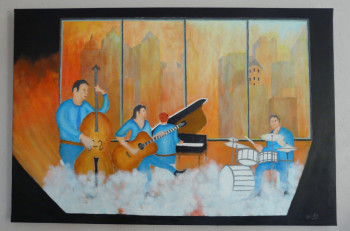 Named contemporary work « Orchestre de Jazz en concert », Made by COMBEMICHEL