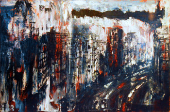 Named contemporary work « Madrid », Made by GENEVIèVE NORMAND