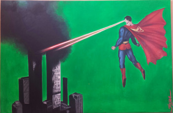 Named contemporary work « LE FINAL - SUPERMAN », Made by JINLEE