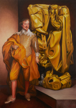 Named contemporary work « YELLOW », Made by BRUET