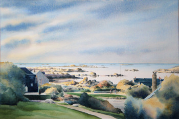 Named contemporary work « Îles Chausey », Made by VAL.H