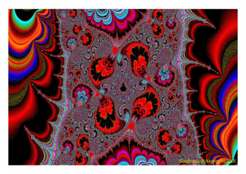 Named contemporary work « CREATION FRACTALE 2018 N3 », Made by ASGRAPHE2023
