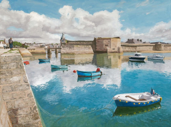 Named contemporary work « Concarneau », Made by MARC ETIEN