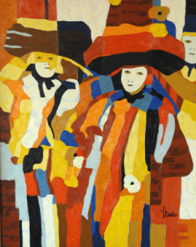 Named contemporary work « Mascarade », Made by FRANçOIS BADER