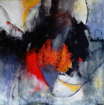 Named contemporary work « Peinture 3723 », Made by MIREILLE MAURY