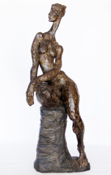 Named contemporary work « Sentinelle », Made by MARIE-THéRèSE TSALAPATANIS