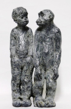 Named contemporary work « Complicité », Made by MARIE-THéRèSE TSALAPATANIS