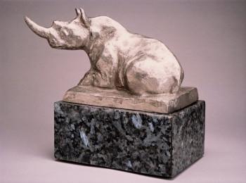 Named contemporary work « RINO », Made by BARAKE SCULPTOR