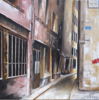Named contemporary work « Souvenir dun quartier de Bordeaux », Made by MC KENZIE
