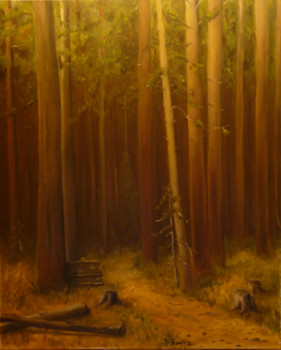 Named contemporary work « La foret », Made by MC KENZIE